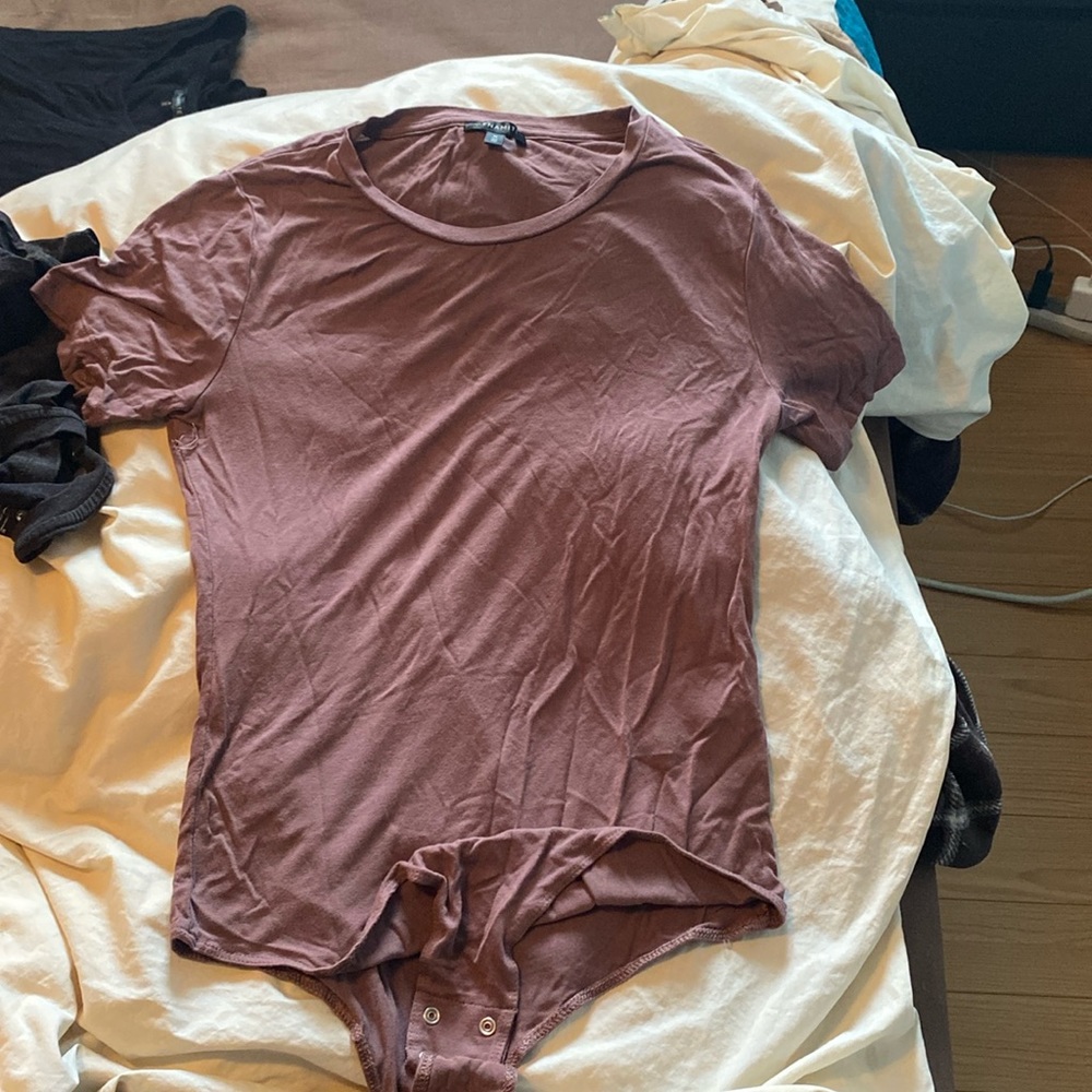 Light maroon bodysuit